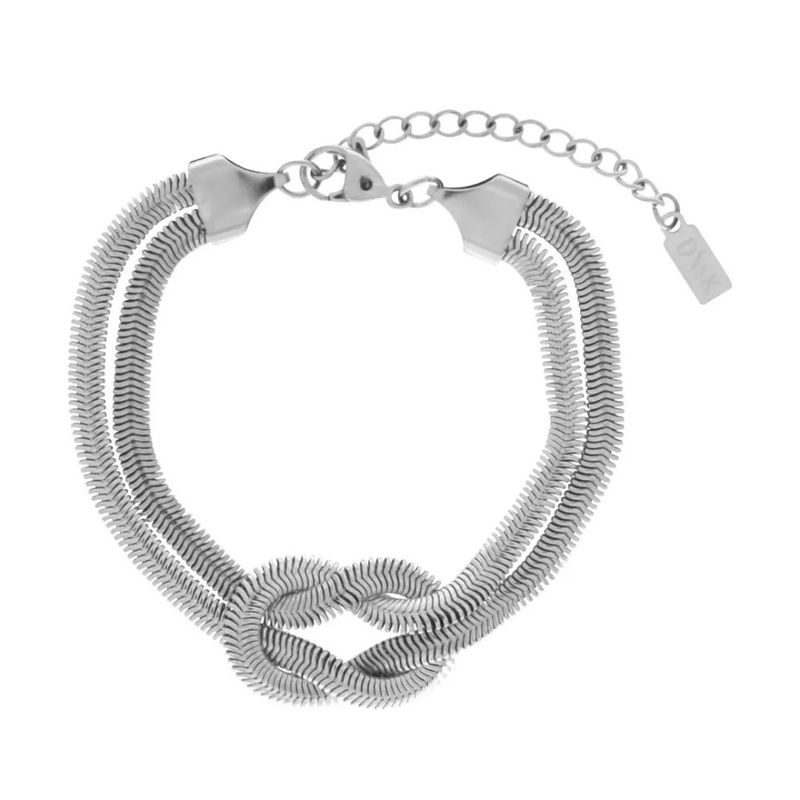 DANSK Knute sølvbelagt armbånd