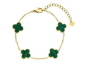 Hovedbilde Green Clover gullarmbånd