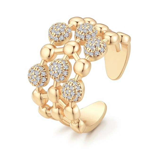 Hovedbilde Nora Norway Ring i 14 karat gull – bred ...