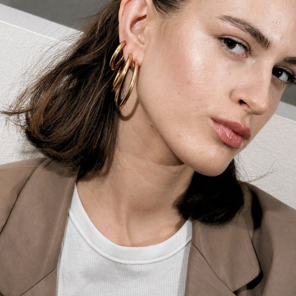 DANSK Passion 4cm Chunky Statement Hoops