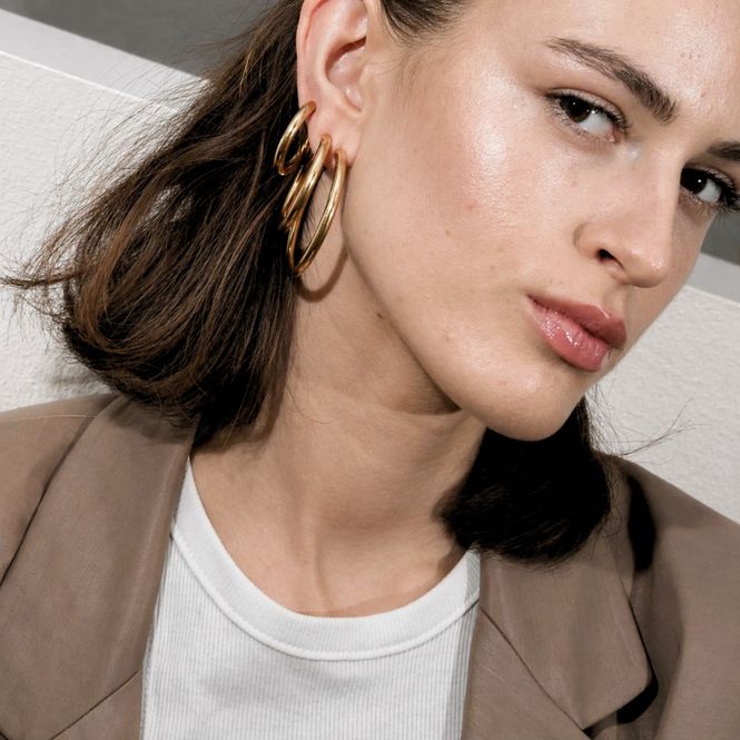 Hovedbilde DANSK Passion 4cm Chunky Statement Hoops