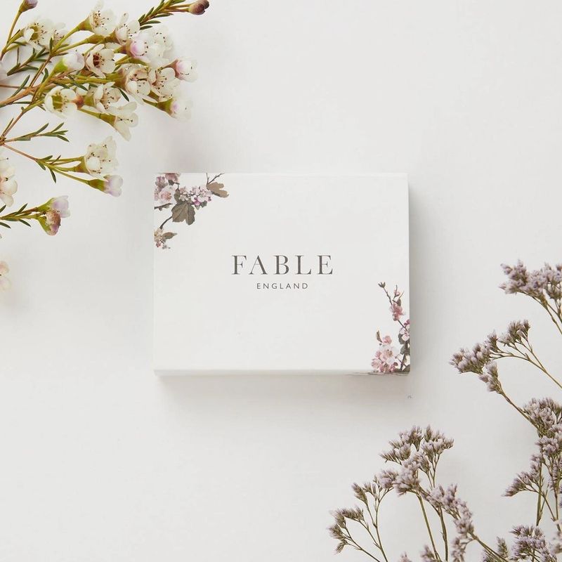 Fable England Lucky Clover & Pearl Toggle Halskjede
